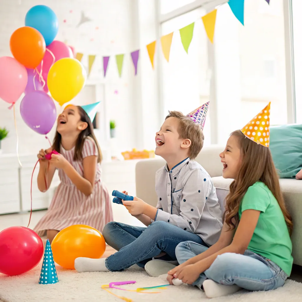 Kids enjoying a birthday party